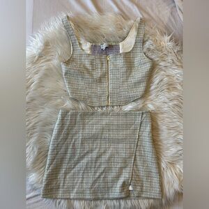Wayf Cream Tweed Dress Set